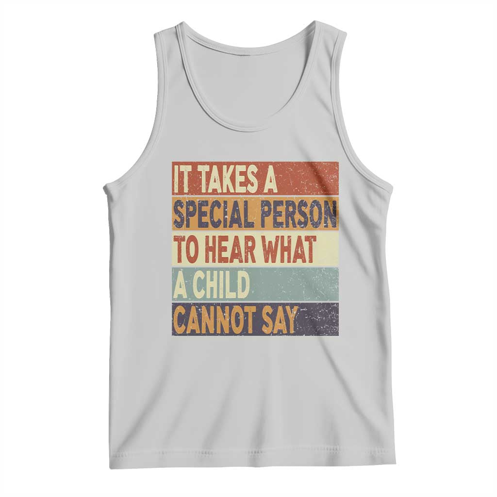Special Education Teacher Tank Top Inspirational SPED Teachers Autism TS10 Ash Print Your Wear