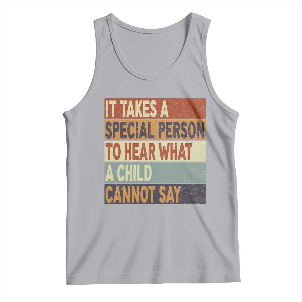 Special Education Teacher Tank Top Inspirational SPED Teachers Autism TS10 Athletic Heather Print Your Wear