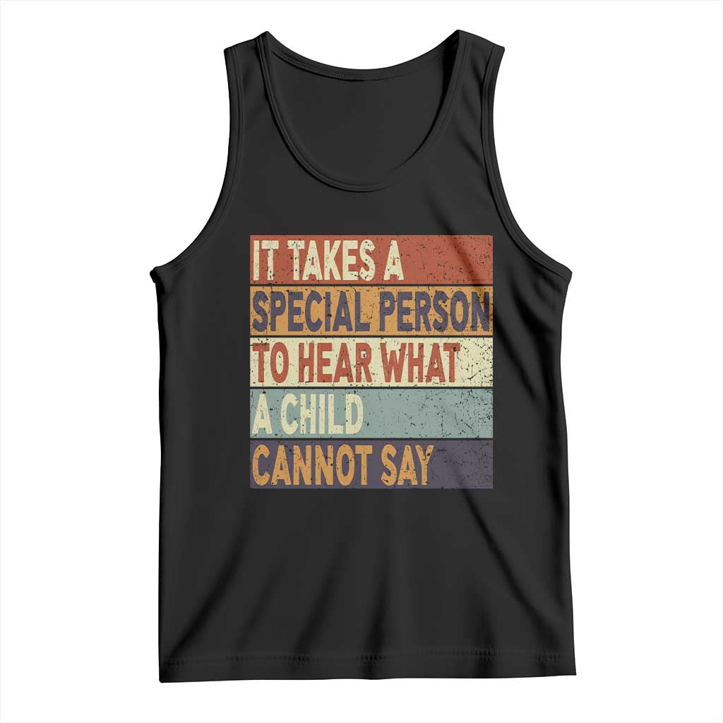 Special Education Teacher Tank Top Inspirational SPED Teachers Autism TS10 Black Print Your Wear
