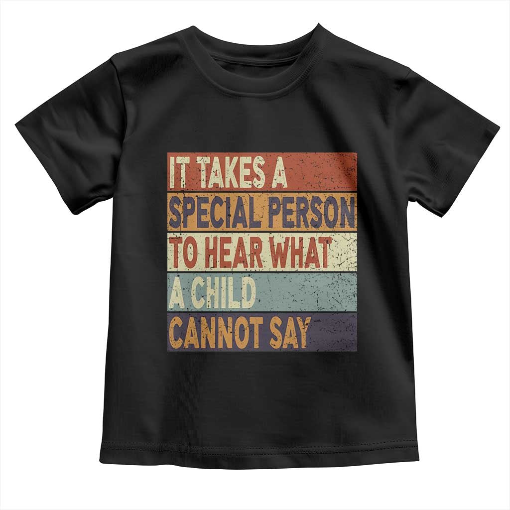 Special Education Teacher Toddler T Shirt Inspirational SPED Teachers Autism TS10 Black Print Your Wear