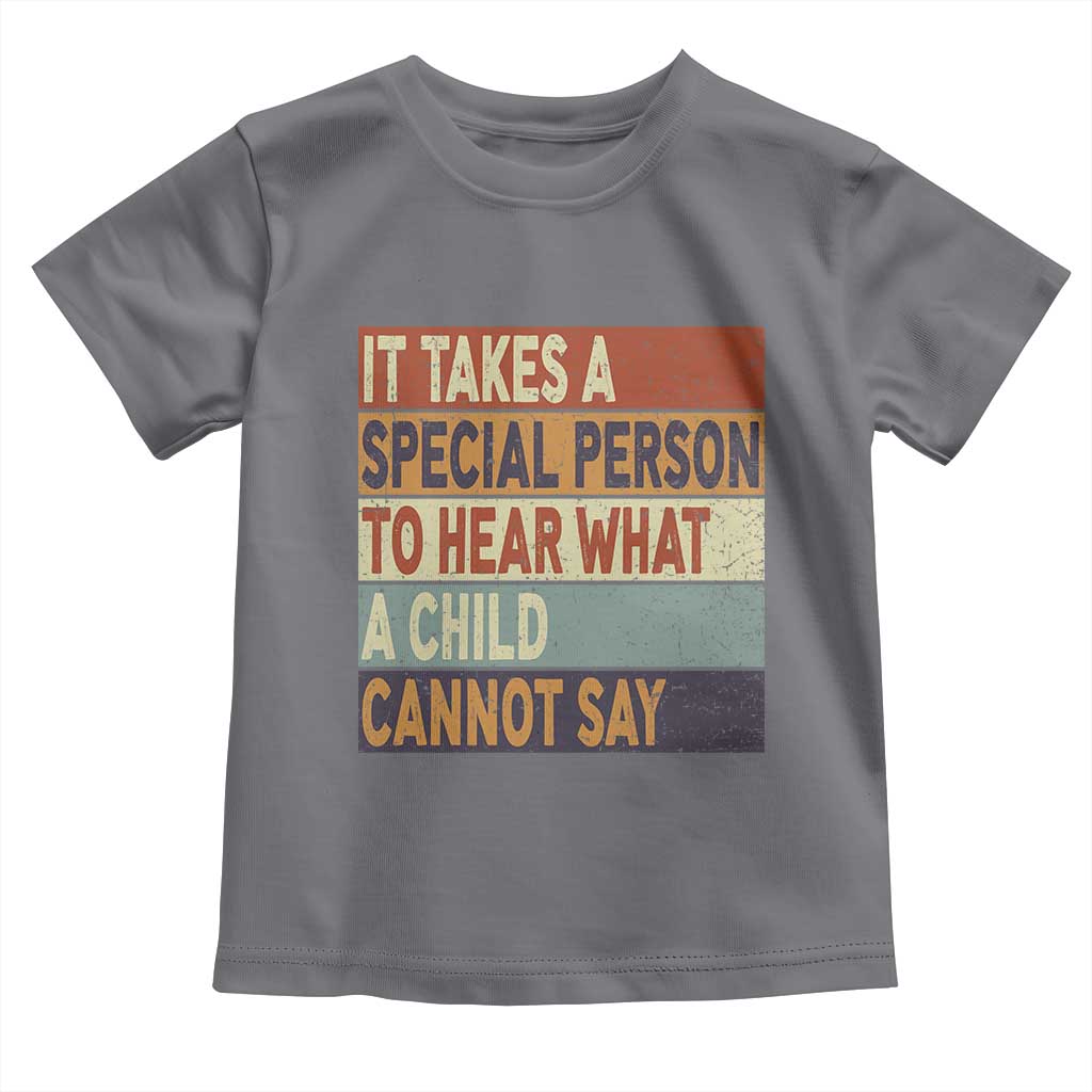 Special Education Teacher Toddler T Shirt Inspirational SPED Teachers Autism TS10 Charcoal Print Your Wear