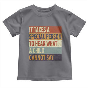 Special Education Teacher Toddler T Shirt Inspirational SPED Teachers Autism TS10 Charcoal Print Your Wear