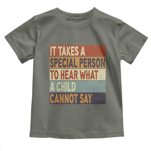 Special Education Teacher Toddler T Shirt Inspirational SPED Teachers Autism TS10 Military Green Print Your Wear