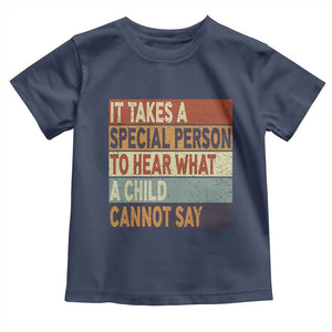 Special Education Teacher Toddler T Shirt Inspirational SPED Teachers Autism TS10 Navy Print Your Wear