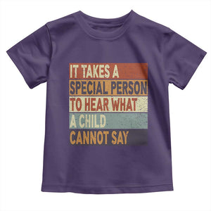 Special Education Teacher Toddler T Shirt Inspirational SPED Teachers Autism TS10 Purple Print Your Wear