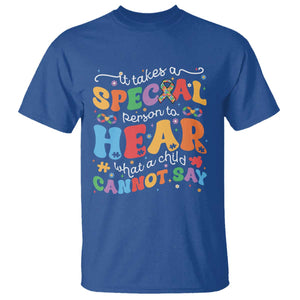 Special Education Teacher T Shirt Inspirational SPED Teachers Autism A Special Person TS10 Royal Blue Print Your Wear