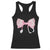 Pink Coquette Nurse Racerback Tank Top Toile de Jouy Stethoscope Bow TS10 Black Print Your Wear