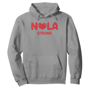 Nola Strong New Orleans Support Hoodie TS10 Sport Gray Print Your Wear