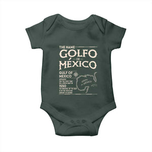 Gulf Of Mexico Baby Onesie 1672 Historic Map Coast Mexico Lover TS10 Print Your Wear