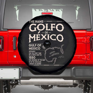 Gulf Of Mexico Spare Tire Cover 1672 Historic Map Coast Mexico Lover TS10 Black Print Your Wear