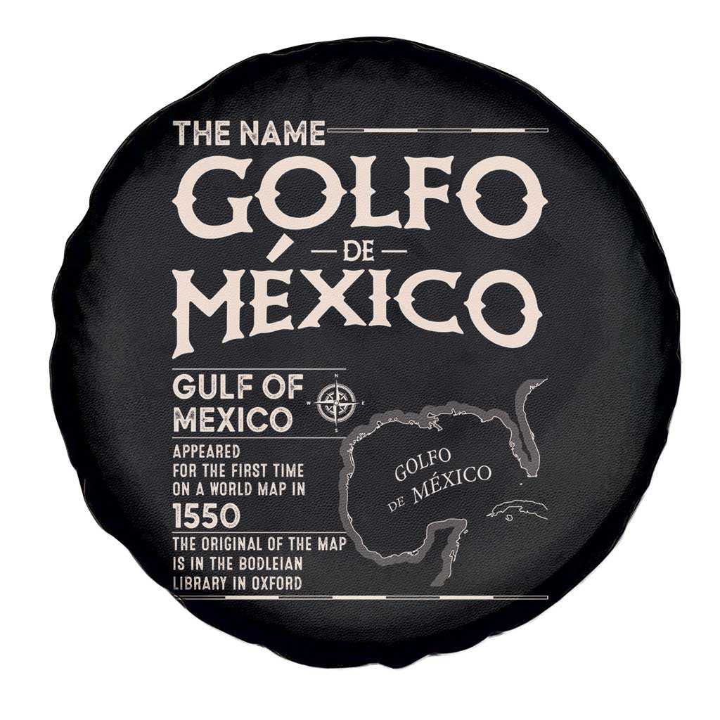 Gulf Of Mexico Spare Tire Cover 1672 Historic Map Coast Mexico Lover TS10 Print Your Wear