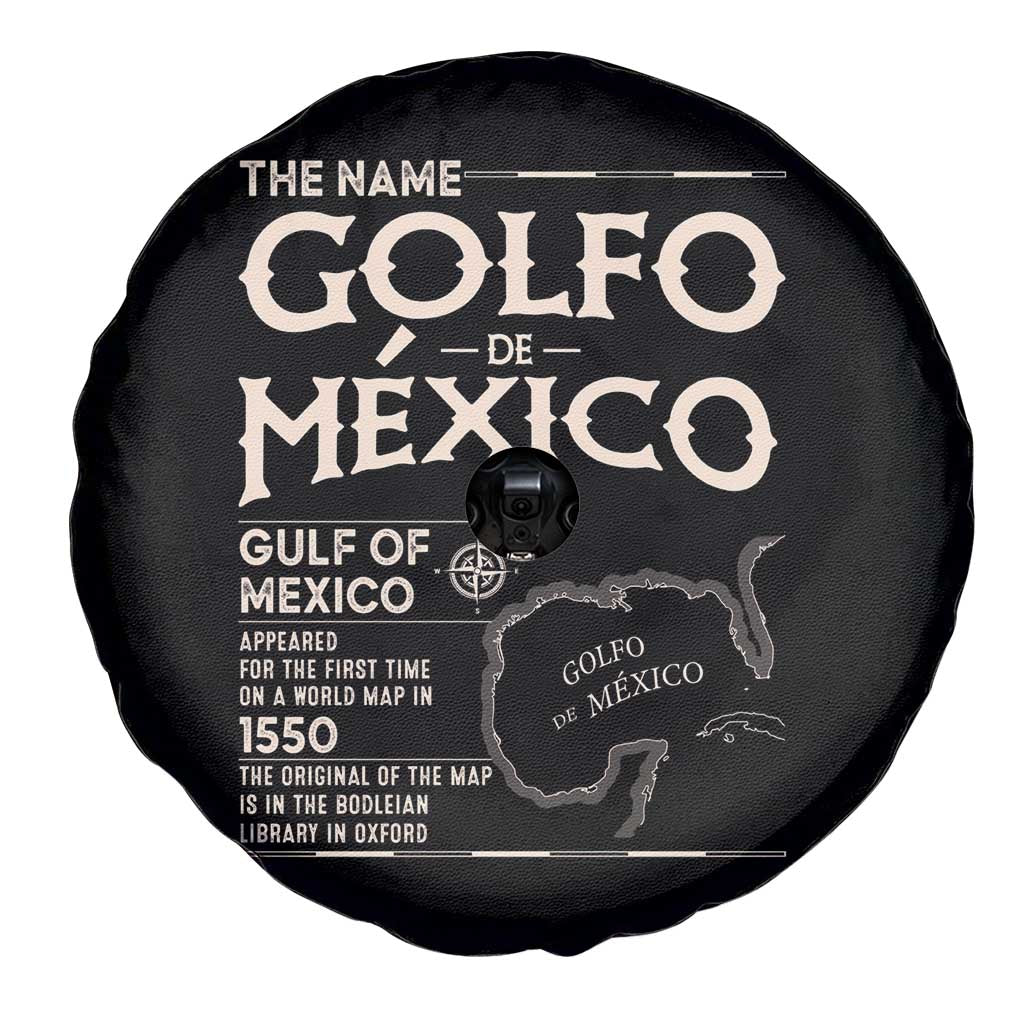 Gulf Of Mexico Spare Tire Cover 1672 Historic Map Coast Mexico Lover TS10 Print Your Wear