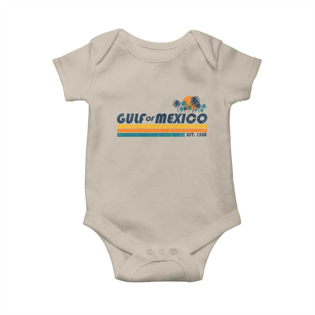 Gulf Of Mexico Baby Onesie Texas Alabama Mississippi Florida Beach Gulf Coast Mexico Lover TS10 Sand Print Your Wear