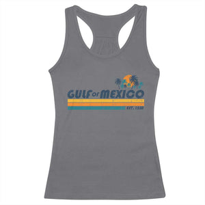 Gulf Of Mexico Racerback Tank Top Texas Alabama Mississippi Florida Beach Gulf Coast Mexico Lover TS10 Charcoal Print Your Wear