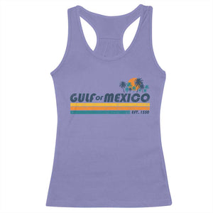 Gulf Of Mexico Racerback Tank Top Texas Alabama Mississippi Florida Beach Gulf Coast Mexico Lover TS10 Violet Print Your Wear