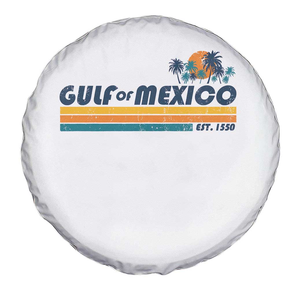 Gulf Of Mexico Spare Tire Cover Texas Alabama Mississippi Florida Beach Gulf Coast Mexico Lover TS10 Print Your Wear