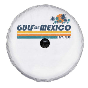 Gulf Of Mexico Spare Tire Cover Texas Alabama Mississippi Florida Beach Gulf Coast Mexico Lover TS10 Print Your Wear