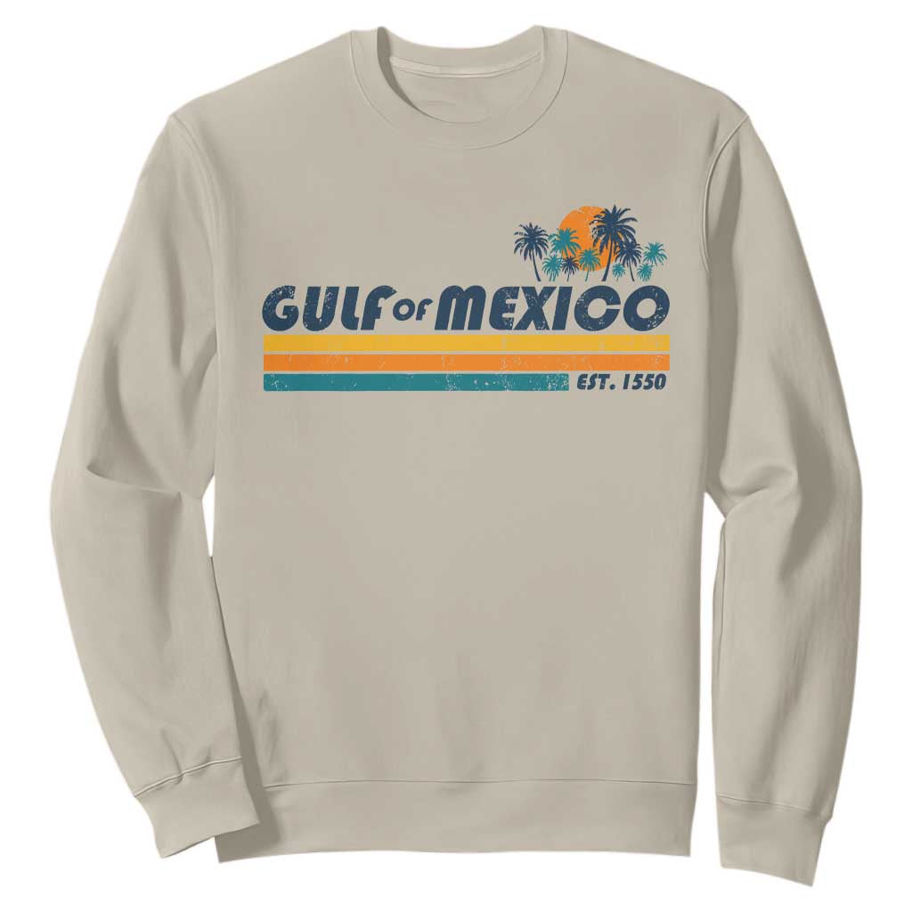 Gulf Of Mexico Sweatshirt Texas Alabama Mississippi Florida Beach Gulf Coast Mexico Lover TS10 Sand Print Your Wear