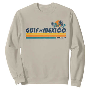 Gulf Of Mexico Sweatshirt Texas Alabama Mississippi Florida Beach Gulf Coast Mexico Lover TS10 Sand Print Your Wear
