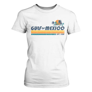 Gulf Of Mexico T Shirt For Women Texas Alabama Mississippi Florida Beach Gulf Coast Mexico Lover TS10 White Print Your Wear
