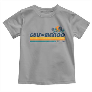 Gulf Of Mexico Toddler T Shirt Texas Alabama Mississippi Florida Beach Gulf Coast Mexico Lover TS10 Sport Gray Print Your Wear