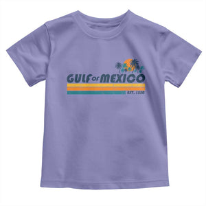 Gulf Of Mexico Toddler T Shirt Texas Alabama Mississippi Florida Beach Gulf Coast Mexico Lover TS10 Violet Print Your Wear