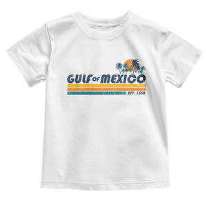 Gulf Of Mexico Toddler T Shirt Texas Alabama Mississippi Florida Beach Gulf Coast Mexico Lover TS10 White Print Your Wear