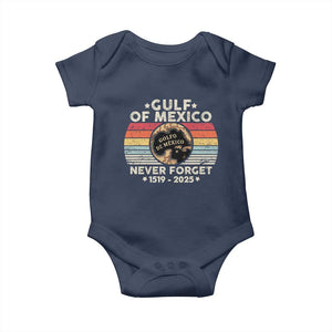 Never Forget Gulf Of Mexico Baby Onesie 1915 - 2025 TS10 Navy Print Your Wear