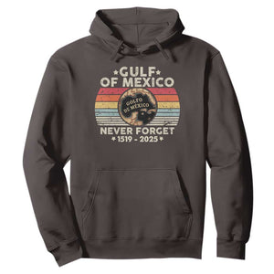 Never Forget Gulf Of Mexico Hoodie 1915 - 2025 TS10 Dark Chocolate Print Your Wear