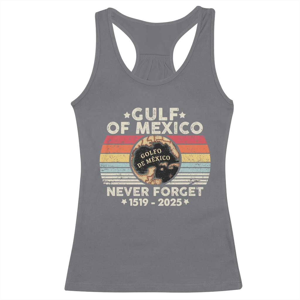 Never Forget Gulf Of Mexico Racerback Tank Top 1915 - 2025 TS10 Charcoal Print Your Wear