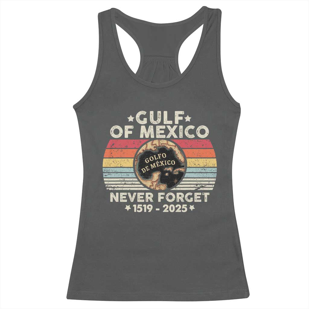 Never Forget Gulf Of Mexico Racerback Tank Top 1915 - 2025 TS10 Dark Heather Print Your Wear