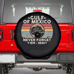 Never Forget Gulf Of Mexico Spare Tire Cover 1915 - 2025 TS10 Black Print Your Wear