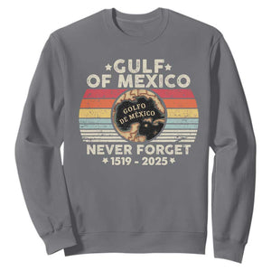 Never Forget Gulf Of Mexico Sweatshirt 1915 - 2025 TS10 Charcoal Print Your Wear