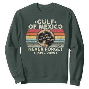 Never Forget Gulf Of Mexico Sweatshirt 1915 - 2025 TS10 Dark Forest Green Print Your Wear