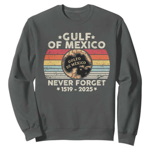 Never Forget Gulf Of Mexico Sweatshirt 1915 - 2025 TS10 Dark Heather Print Your Wear