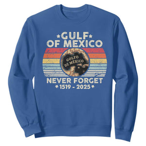 Never Forget Gulf Of Mexico Sweatshirt 1915 - 2025 TS10 Royal Blue Print Your Wear