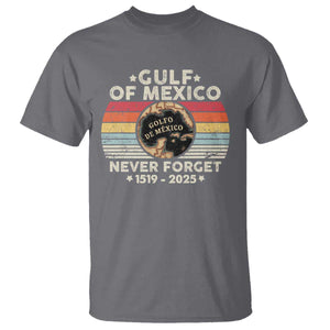 Never Forget Gulf Of Mexico T Shirt 1915 - 2025 TS10 Charcoal Print Your Wear