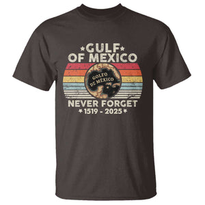 Never Forget Gulf Of Mexico T Shirt 1915 - 2025 TS10 Dark Chocolate Print Your Wear