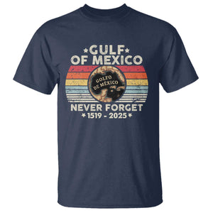 Never Forget Gulf Of Mexico T Shirt 1915 - 2025 TS10 Navy Print Your Wear