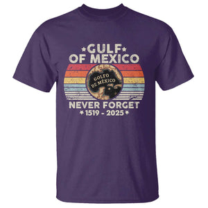 Never Forget Gulf Of Mexico T Shirt 1915 - 2025 TS10 Purple Print Your Wear