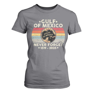Never Forget Gulf Of Mexico T Shirt For Women 1915 - 2025 TS10 Charcoal Print Your Wear