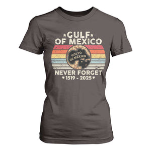Never Forget Gulf Of Mexico T Shirt For Women 1915 - 2025 TS10 Dark Chocolate Print Your Wear