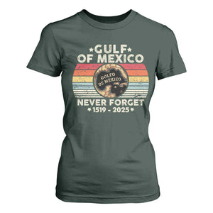 Never Forget Gulf Of Mexico T Shirt For Women 1915 - 2025 TS10 Dark Forest Green Print Your Wear