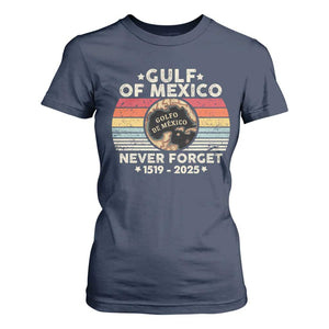 Never Forget Gulf Of Mexico T Shirt For Women 1915 - 2025 TS10 Navy Print Your Wear