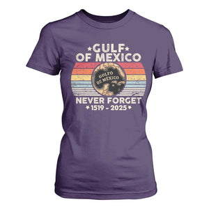 Never Forget Gulf Of Mexico T Shirt For Women 1915 - 2025 TS10 Purple Print Your Wear