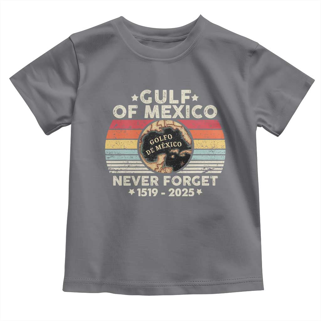 Never Forget Gulf Of Mexico Toddler T Shirt 1915 - 2025 TS10 Charcoal Print Your Wear