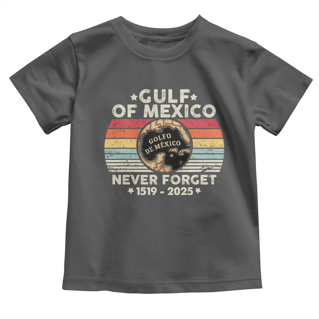 Never Forget Gulf Of Mexico Toddler T Shirt 1915 - 2025 TS10 Dark Heather Print Your Wear