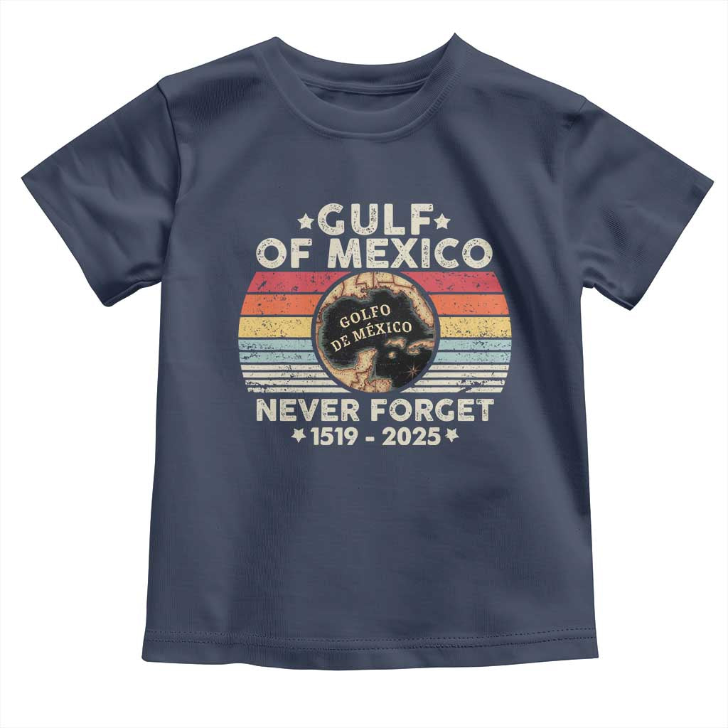 Never Forget Gulf Of Mexico Toddler T Shirt 1915 - 2025 TS10 Navy Print Your Wear