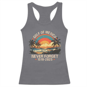 Gulf Of Mexico Racerback Tank Top Never Forget 1915 - 2025 Coast Texas Alabama Mississippi Florida Beach TS10 Charcoal Print Your Wear