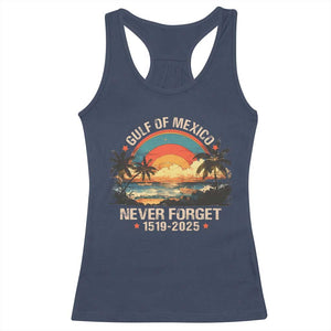 Gulf Of Mexico Racerback Tank Top Never Forget 1915 - 2025 Coast Texas Alabama Mississippi Florida Beach TS10 Navy Print Your Wear